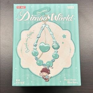 POP MART DIMOO World Crush on Coffee Phone Charm Blind Box New Sealed Authentic